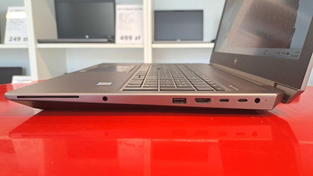 Laptop HP Zbook 15 G6 Intel Xeon e-2286m 32GB RAM 1TB SSD nVidia Quadro RTX 3000 W11 FullHD Faktura Gwarancja