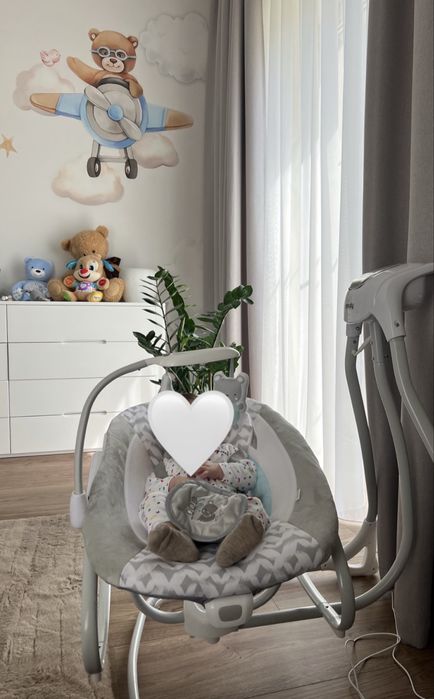 Ingenuity SimpleComfort 2-в-1 — електронна гойдалка та шезлонг для немовляти