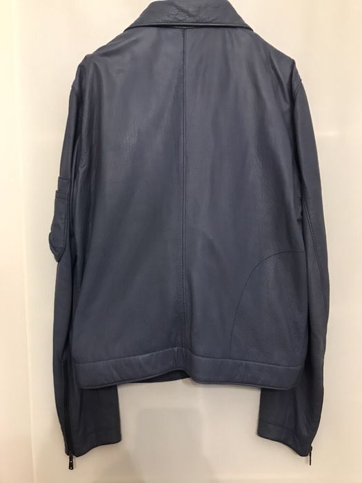 Мужская кожаная куртка Yves Saint Laurent YSL, оригинал БУ 48-50 разм.