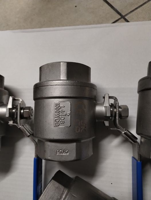 Zawory kulowe 2" inox316