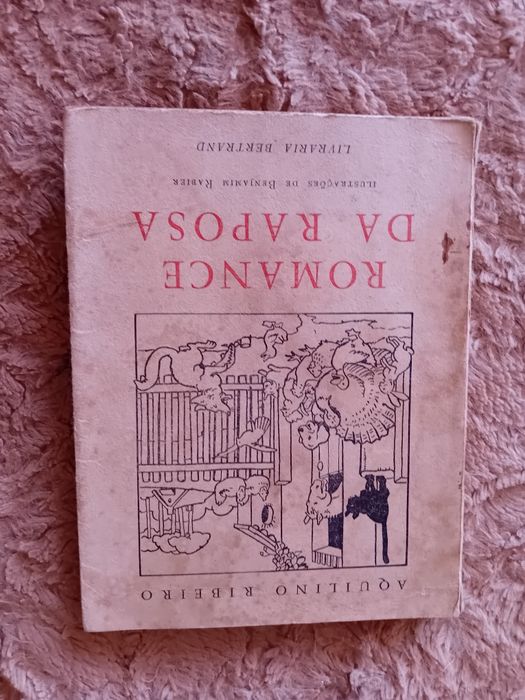 Livro Antigo Romance da Raposa