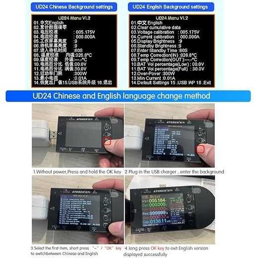 Багатофункціональний USB тестер Atorch UD24