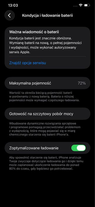 Iphone 11 pro max 64 gb 72% kondycji