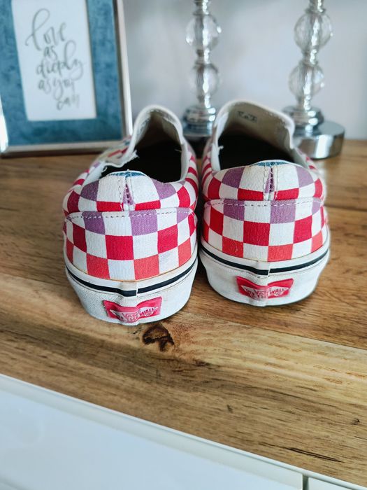 Trampki Vans slip on 40,5 kratka kolorowe