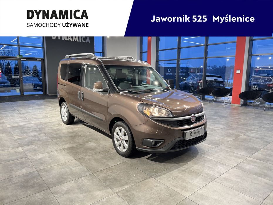 Fiat Doblo VAT 23% Easy 1.6MultiJet 120KM M6 2018 r., salon PL, I właściciel