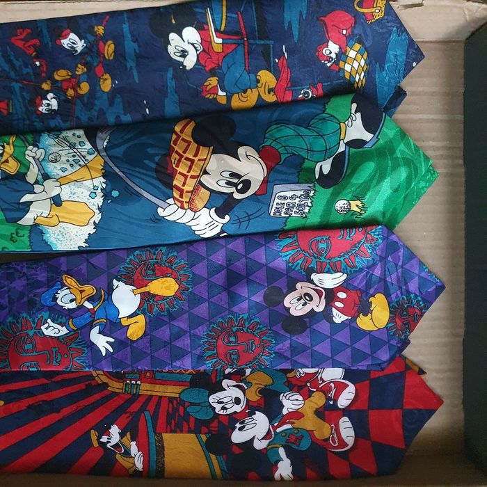 Zestaw krawatów Myszka Miki, Kaczor Donald, Goofy kreskówki (k-8) OK