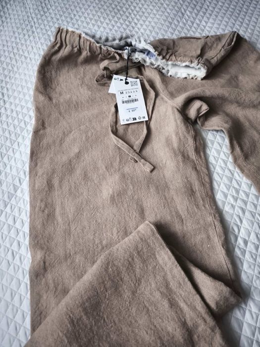 Брюки Zara лляні