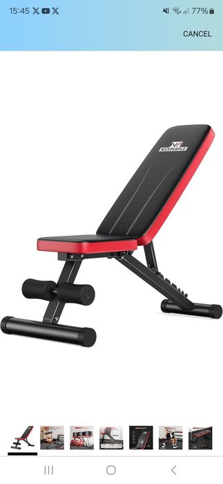 Foldable Chair and Weights64750782845697120