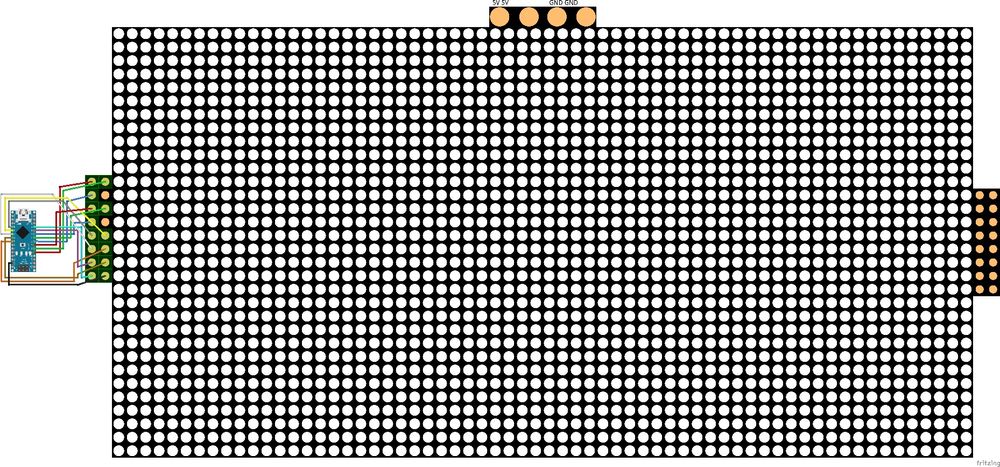 64x32 RGB LED Matrix