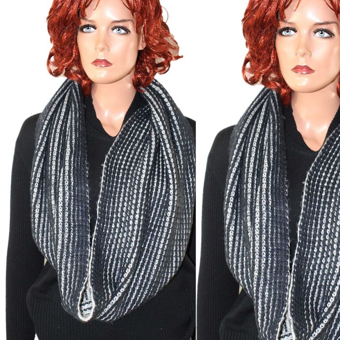 si9 Takko damski ciepły komin szal jesień zima 43x132