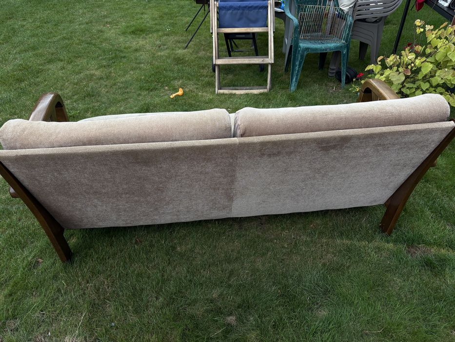 Sofa drewniana 3 osobowa