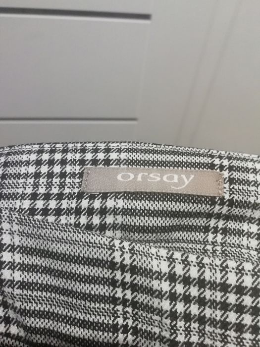 Spodnie w kratkę Orsay 34