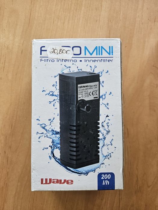 Filtro de aquário 200l/h