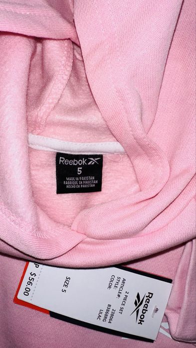 Новый спортивный костюм Reebok для девочки 5 лет