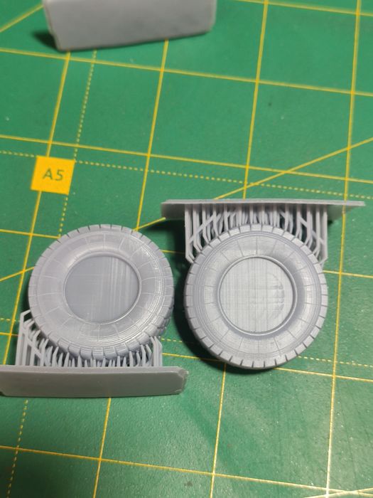 3D друк, Набір коліс для збірної моделі бронеавтомобіля Козак-2