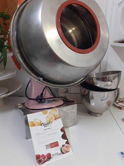 Tambor de fazer amêndoas com cobertura, Kit Confit como novo