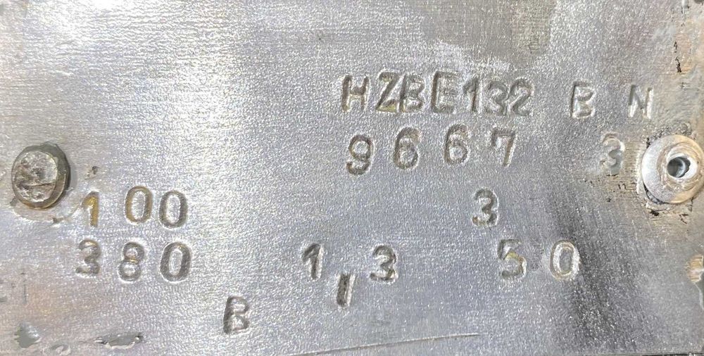 silnik elektryczny 3kW 950obr. 3fazowy HAMULEC INDUKTA