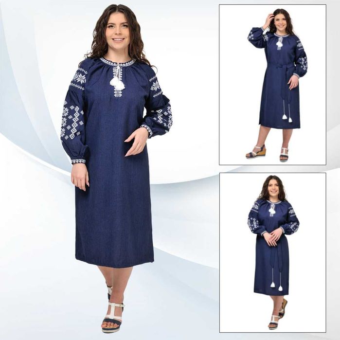 Жіноча сукня вишиванка Зоряна (Платье вышиванка)