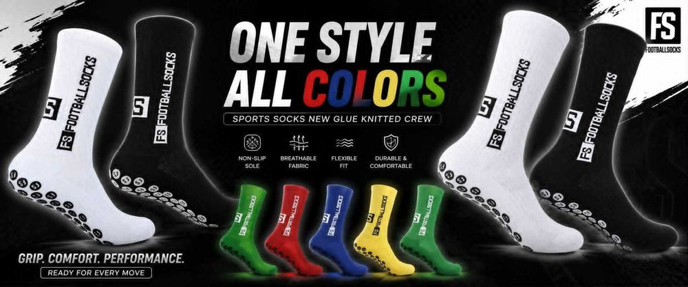 Skarpety Piłkarskie Antypoślizgowe FS FOOTBALL SOCKS custom