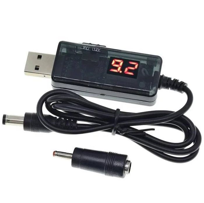 Кабель живлення для Wi-Fi Роутера 9v-12v з перехідником.