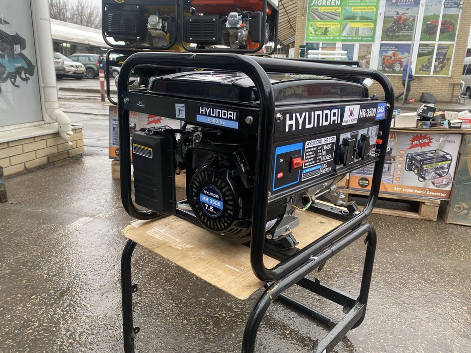 Генератор HYUNDAI 3.5 кВт HKB медь, Корея бесплаьная доставка