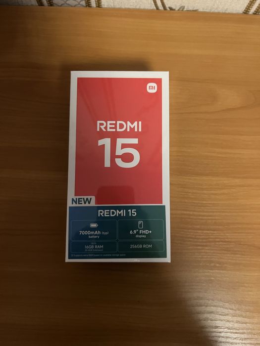Телефон/Смартфон Xiaomi Redmi 15 8/256Gb Midnight Black Новий