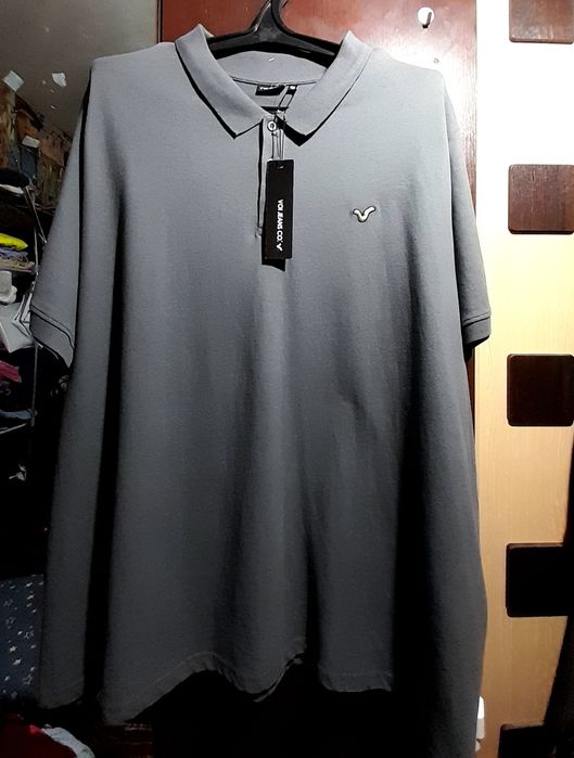 Ого-го какой размерчик новая футболка большой размер поло батал 4XL