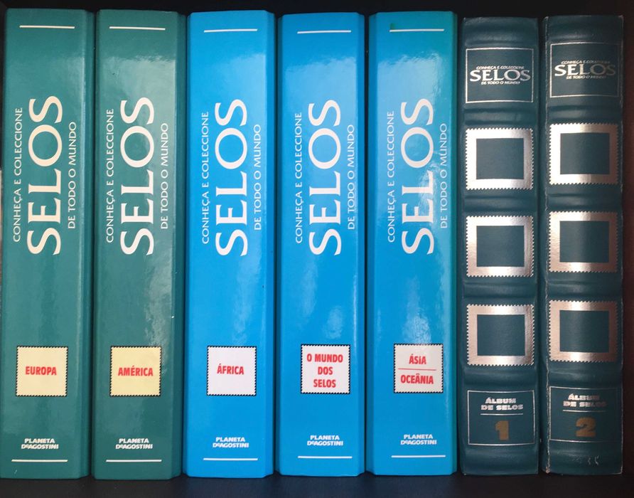 RARO — Coleção COMPLETA Selos do Mundo Editora Planeta De Agostini