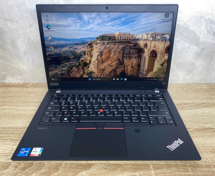Piękny Lenovo ThinkPad T14 G2 i5-1145G7 | 16GB | 512SSD | FHD | W11