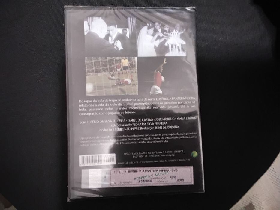 DVD Eusébio A Pantera Negra (NOVO) Portes Grátis