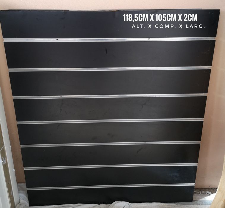 3 Placas de Painel Ranhurado