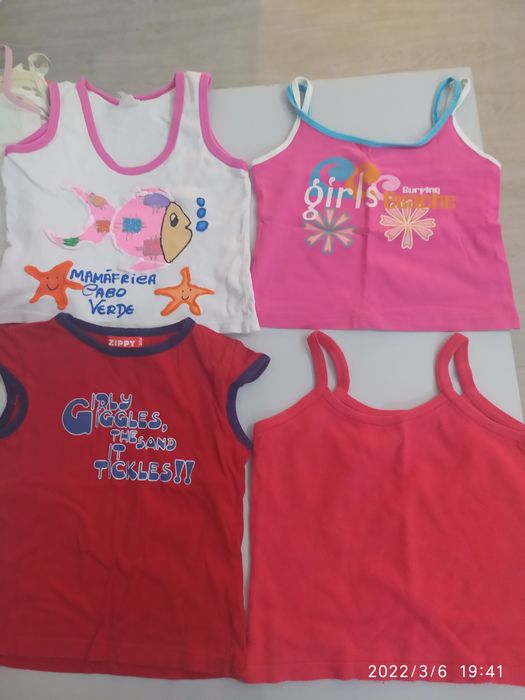 Tops menina - 4/6 anos
