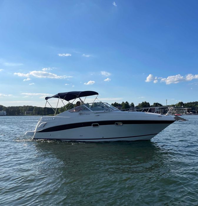 Jacht motorowodny motorówka Four Winns 268 kabinowa przyczepa toaleta