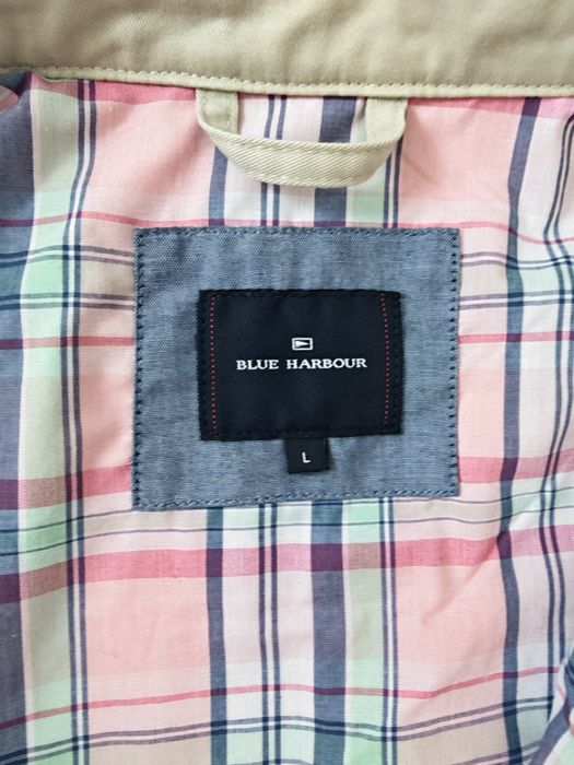 Blue Harbour kurtka męska szwedka Harrington przejściowa wiatrówka beżowa rozmiar L