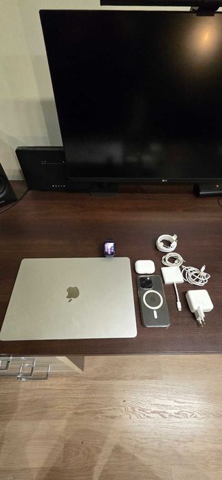 Macbook Air 15 M4 32 RAM 1Tb SSD Gwarancja Cały Ekosystem