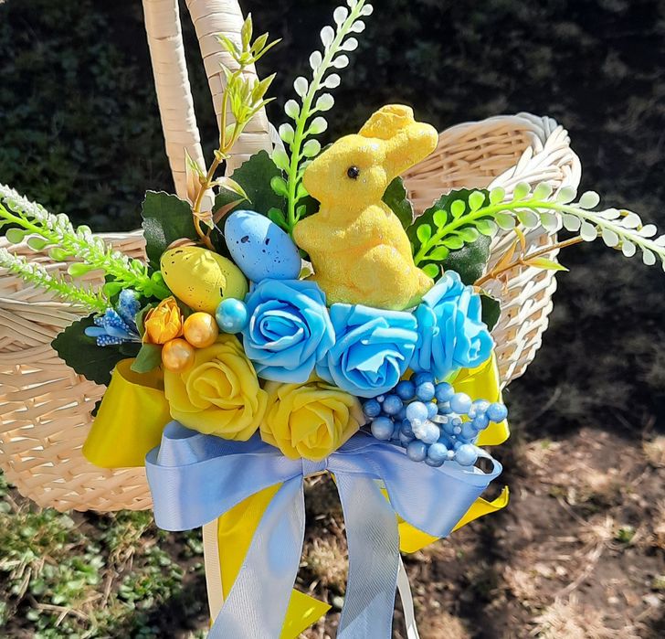Декори/прикраси на великодній кошик ,пасхальні кошики