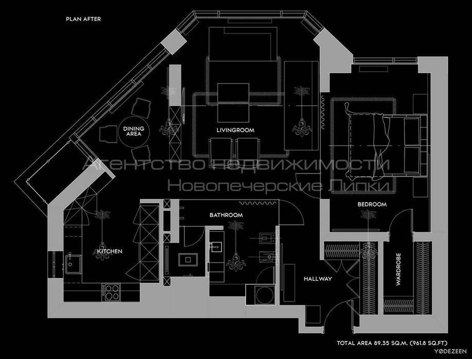 2-комнатная квартира по адресу ул. Болсуновская (площадь 99 м²) - Atlanta.ua - фото 23