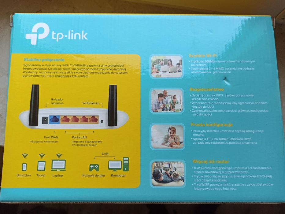 Router bezprzewodowy TP link