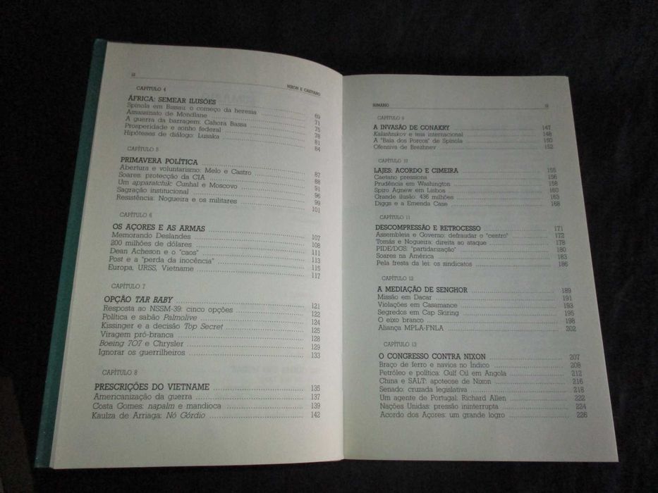 Livro Nixon e Caetano promessas e abandono José Freire Antunes