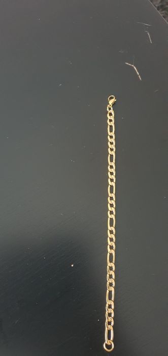 Pulseiras e fios banhadas a ouro laminado 18k 5/8mm