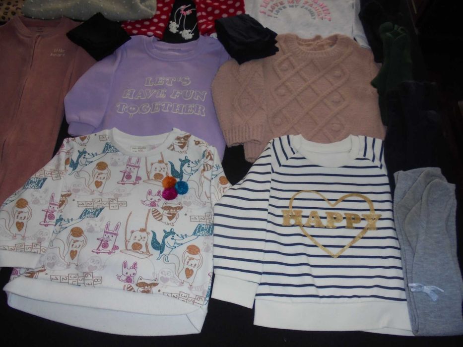 lote de roupa de menina bebé o gatinho