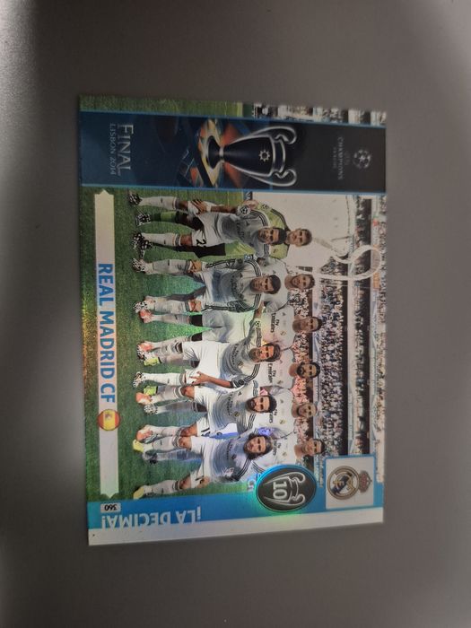 Karta Pilkarska Real Madrid Final 2014 Lisbon