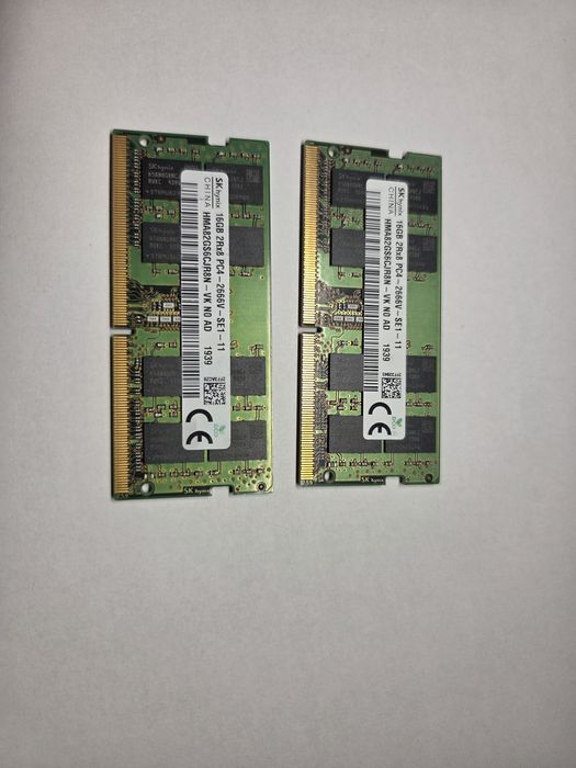 Pamięć RAM DDR4 SK hynix HMA82GS6CJR8N 32GB ( 2 x 16GB ) (ze zdjecia)