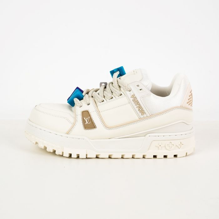 Louis Vuitton LV Trainer Maxi White - Tam 45 (Completo + NFC)
