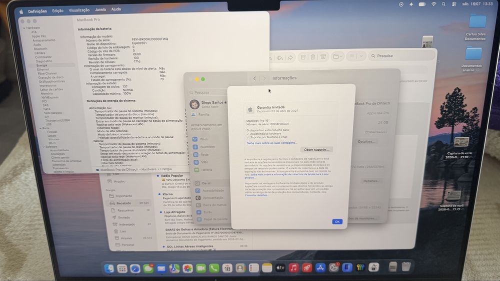 Macbook Pro 16 Polegadas M4 Pro