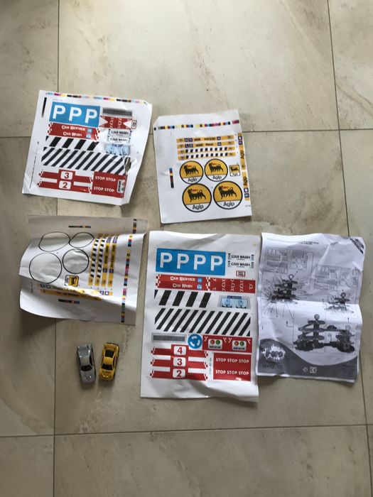Tor garaz piętrowy 84cm dla dzieci niekompletny