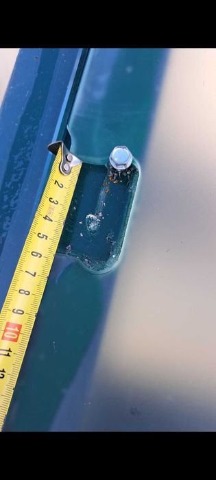 Puxadores e dobradiças com mola de inox, para portas de vidro