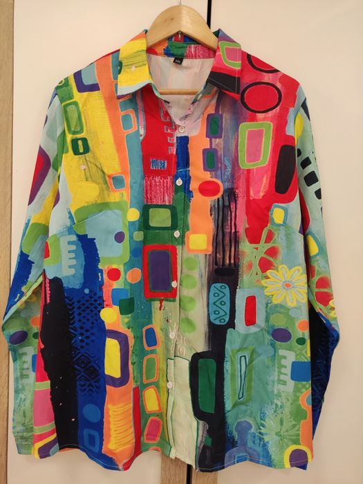 Kolorowa koszula plus size 3XL