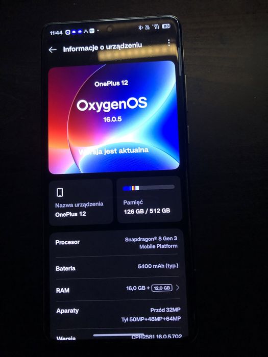 Oneplus 12 16/512 Eu wersja