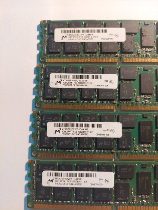 DDR3 8gb 10600R серверна оперативна пам'ять rdimm ram